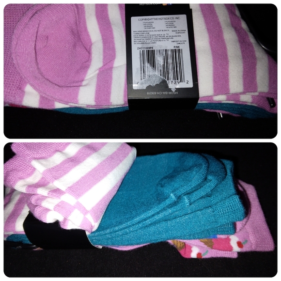 NWT Women's Hot Sox Printed Trouser Socks - Picture 2 of 2